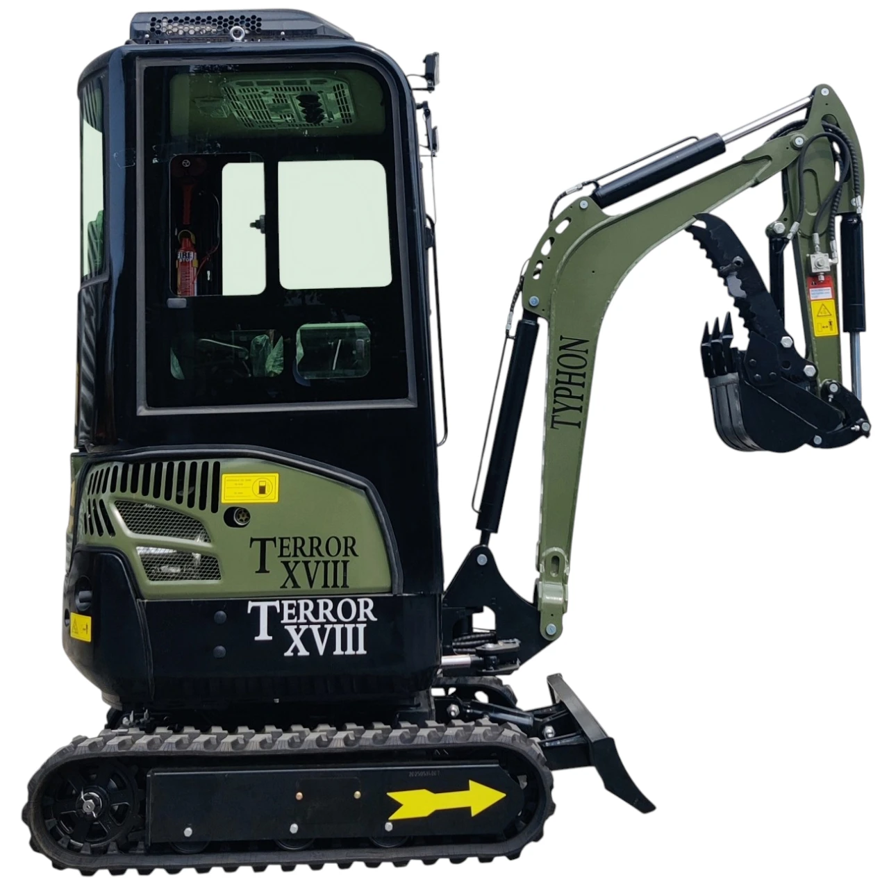 TYPHON TERROR XVIII Prestige 2 Ton Mini Excavator KUBOTA Diesel Engine USA - Image 3