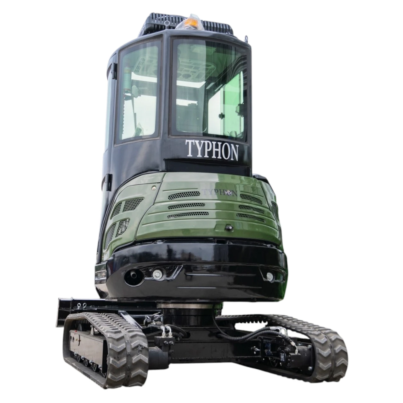 TYPHON TERROR XXV Diesel Mini Excavator 2.7 Ton, 25.1 hp Kubota D1105 RetractableTracks, AC Cabin - Image 5