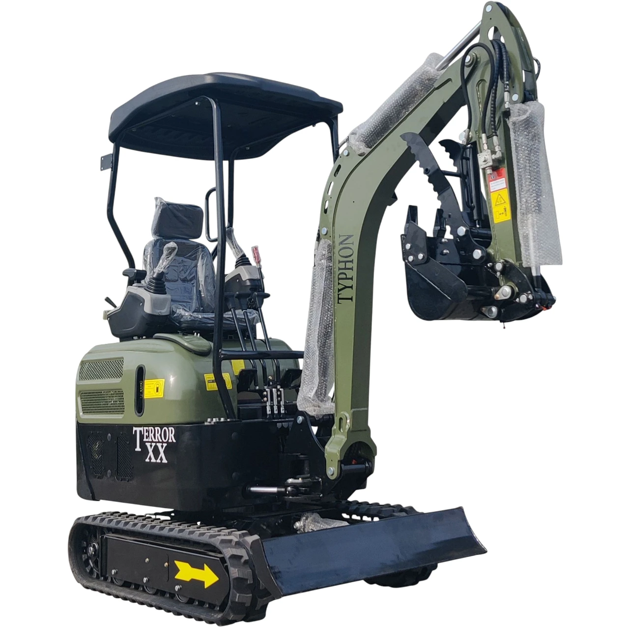 2025 4,000 lb TYPHON TERROR XX Mini Excavator Rubber Track with Kubota D902 Diesel Engine USA - Image 5
