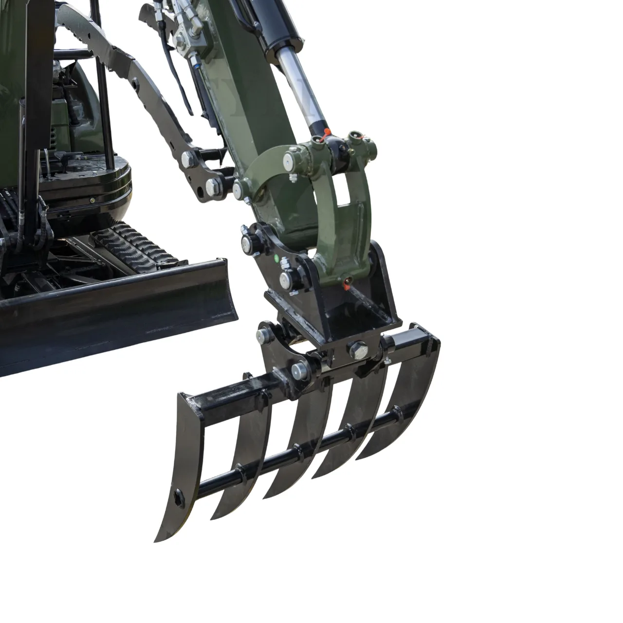 Mini Excavator Rake Compact Attachment General for for TERROR XXV and other 2.1-3 Ton Mini Excavators USA - Image 5