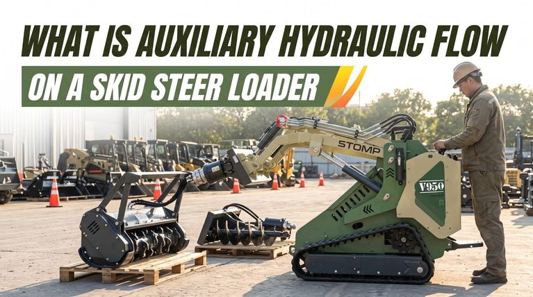 What Is Auxiliary Hydraulic Flow on a Skid Steer Loader